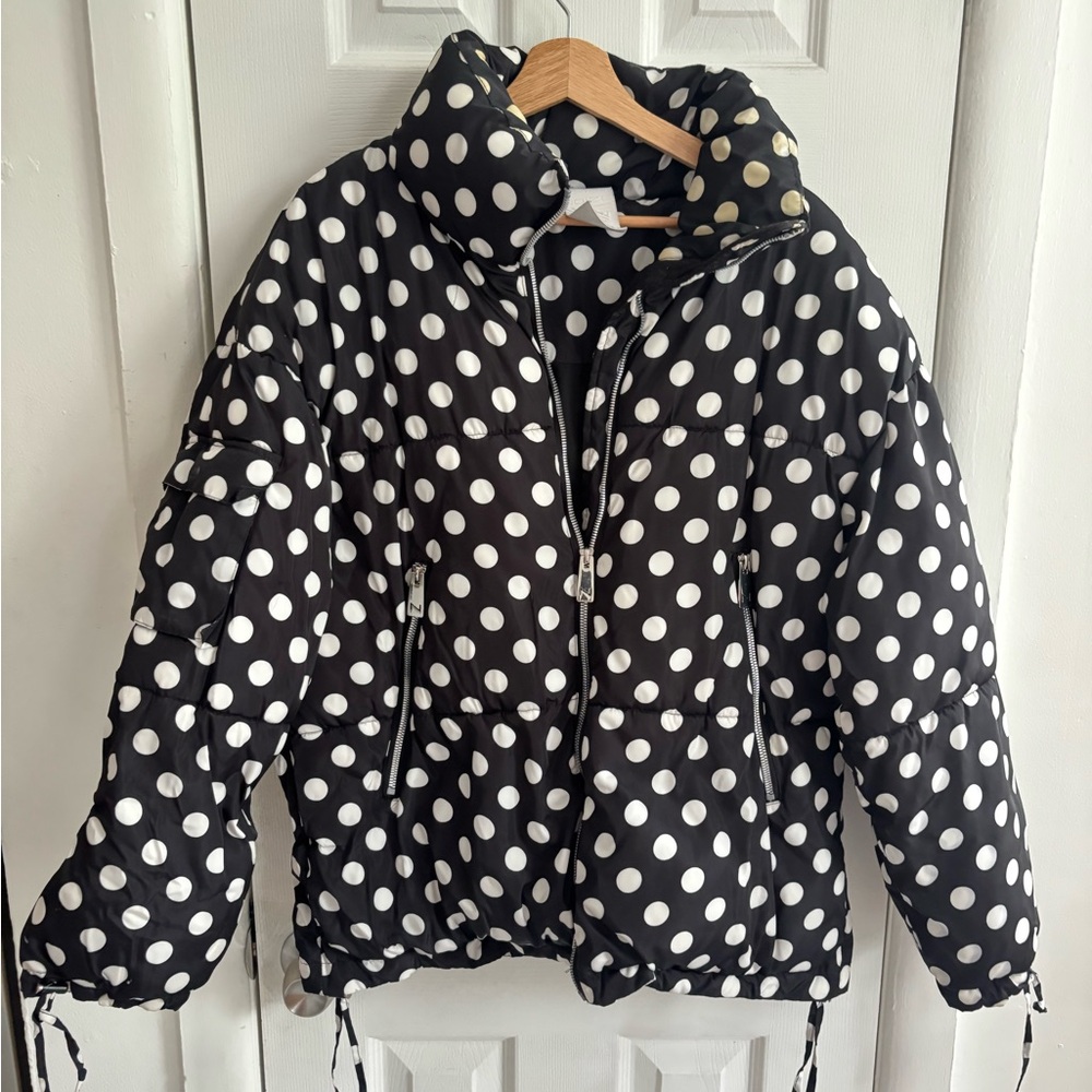 Noize Polka Dot Puffer Jacket